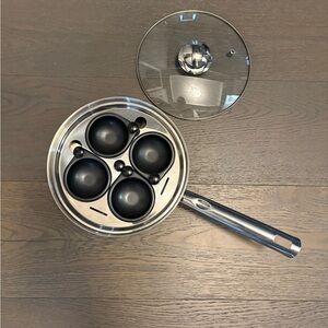 Catering line brand egg poacher set only used 2x retail $85